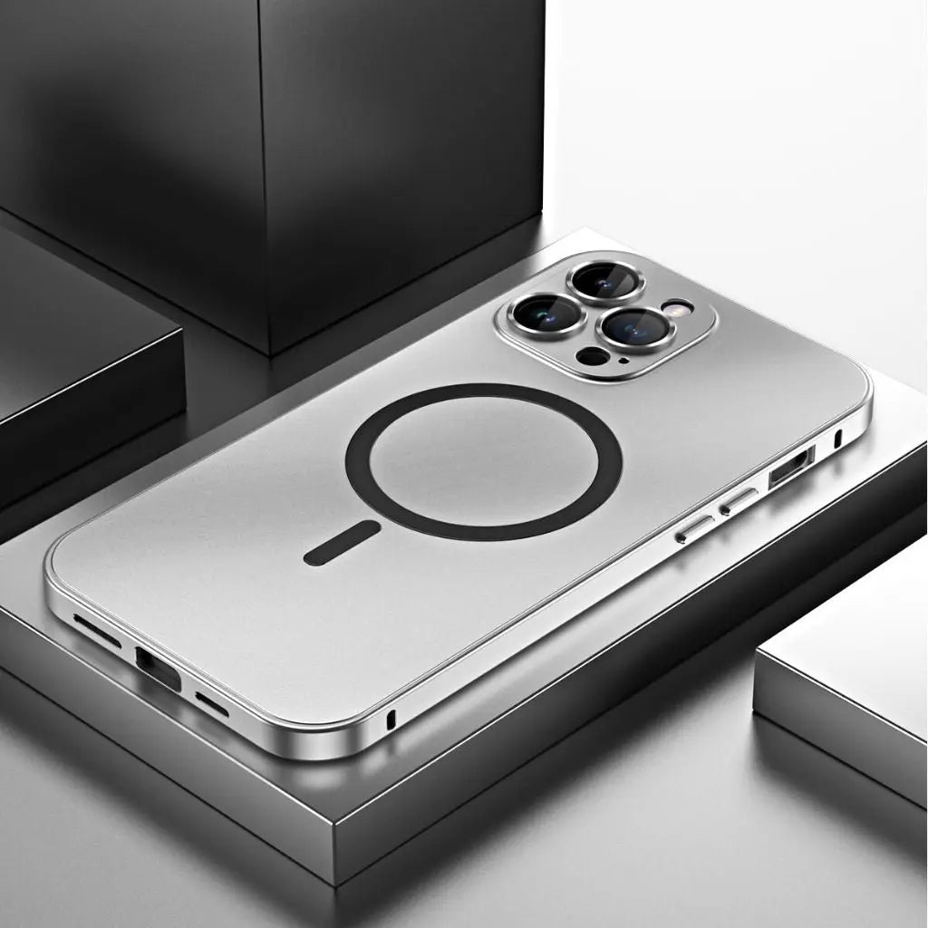 Magnetiskt Metallfodral | Elegant Skydd för iPhone