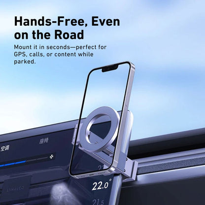 Telefoni Ställ med Magnetisk Aluminium Bas