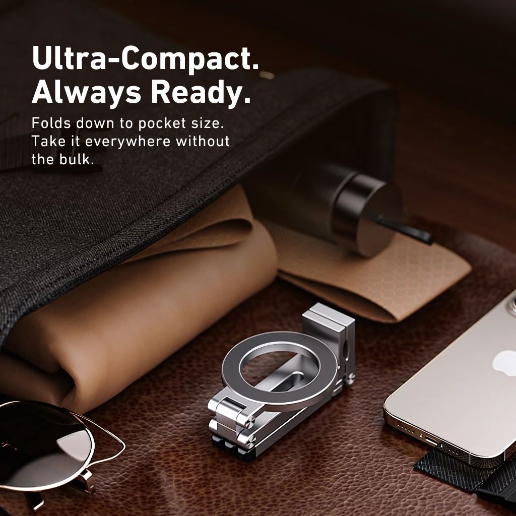 Telefoni Ställ med Magnetisk Aluminium Bas