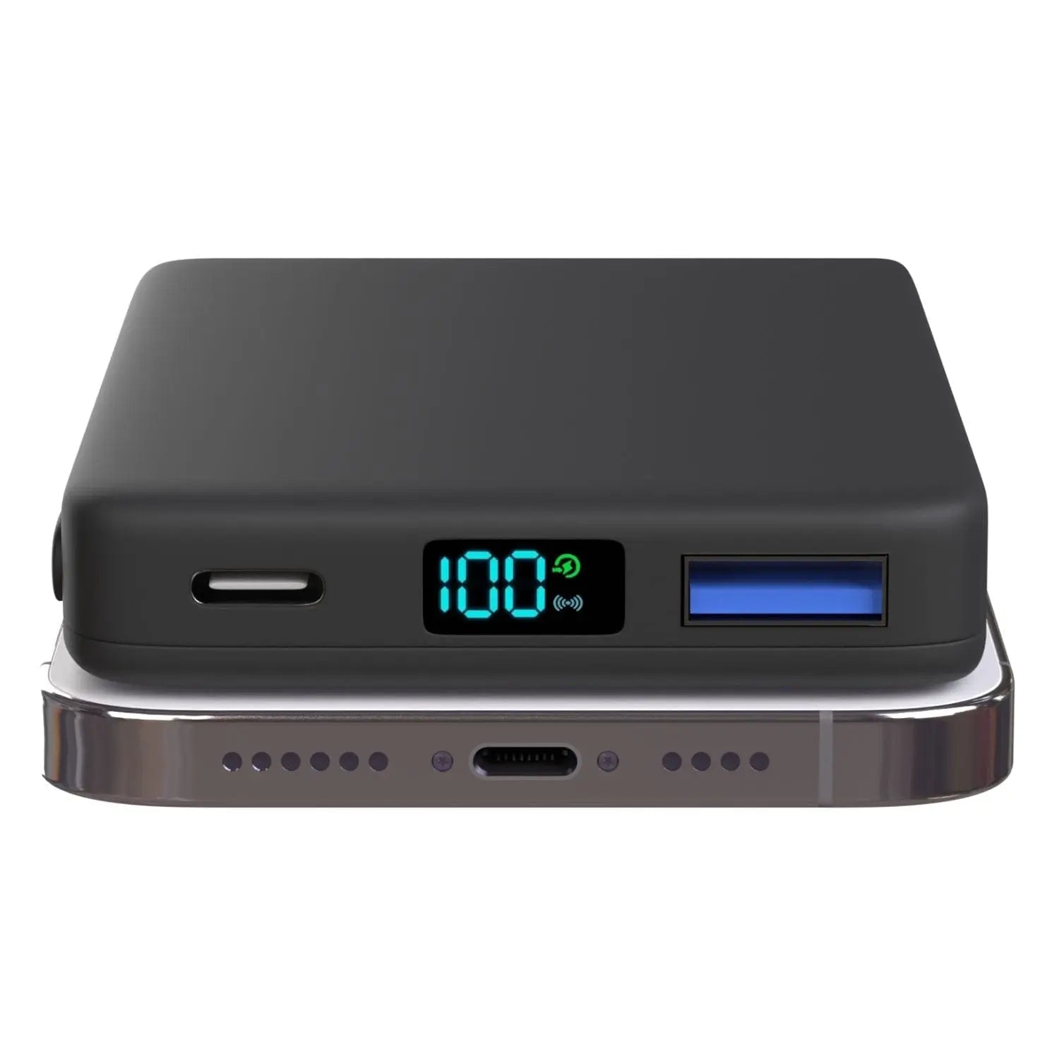 Trådlös laddare powerbank med magnetisk design