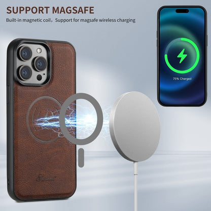 Magvibe läderfodral - premium smartphone-skydd med kortfack och MagSafe