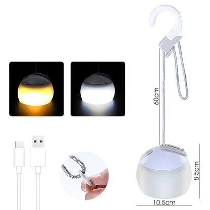 GlowTrek - LED-hänglampa, uppladdningsbar