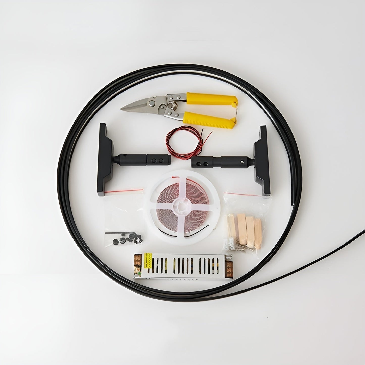 LED-vägglampa i linjärt design – Slank design i stål | För vardagsrum och sovrum