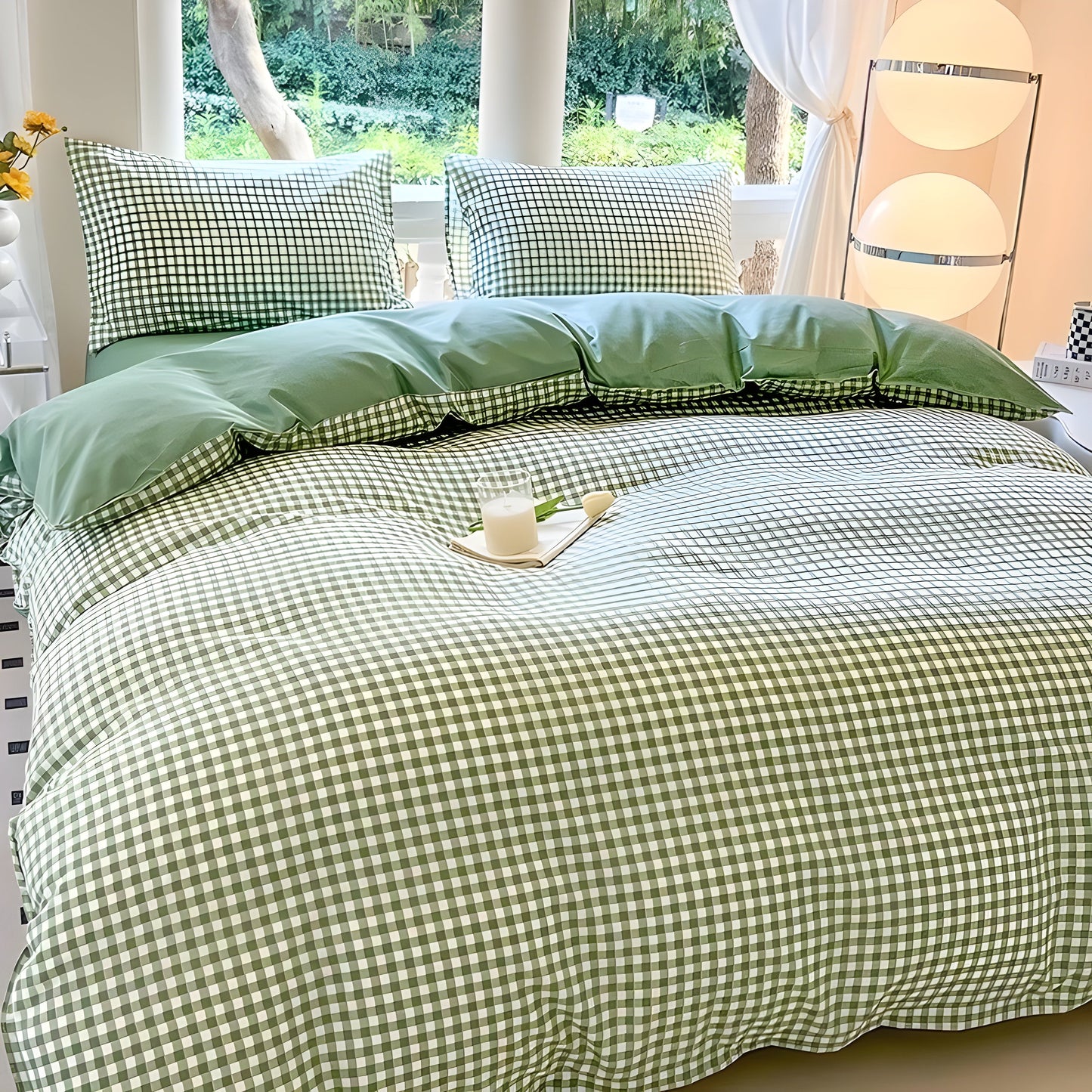 CheckeredDream sängklädesset - Avslappnad rutig sängklädesset