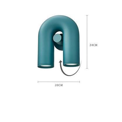 LuxeWave Light – Modern LED U-formad vägglampa