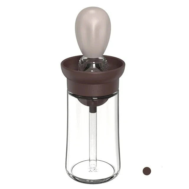 Ölpump med silikonpensel – Precisionsdosering &amp; Enkel användning för matlagning &amp; grillning