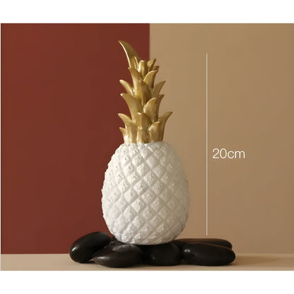 PineGlow Decor - Dekorativ Ananas-Ananas-Vardagsrumsdekor