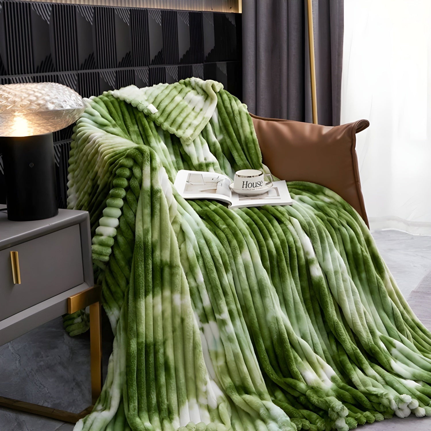 FlannelDream Blanket - Tie Dye Flanell Fleece-Blanket