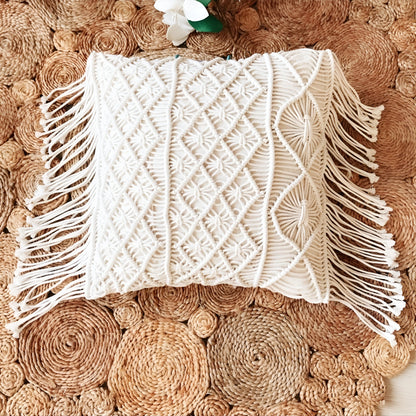 LushWeave Cover - Handgjord bohemisk kuddfodral