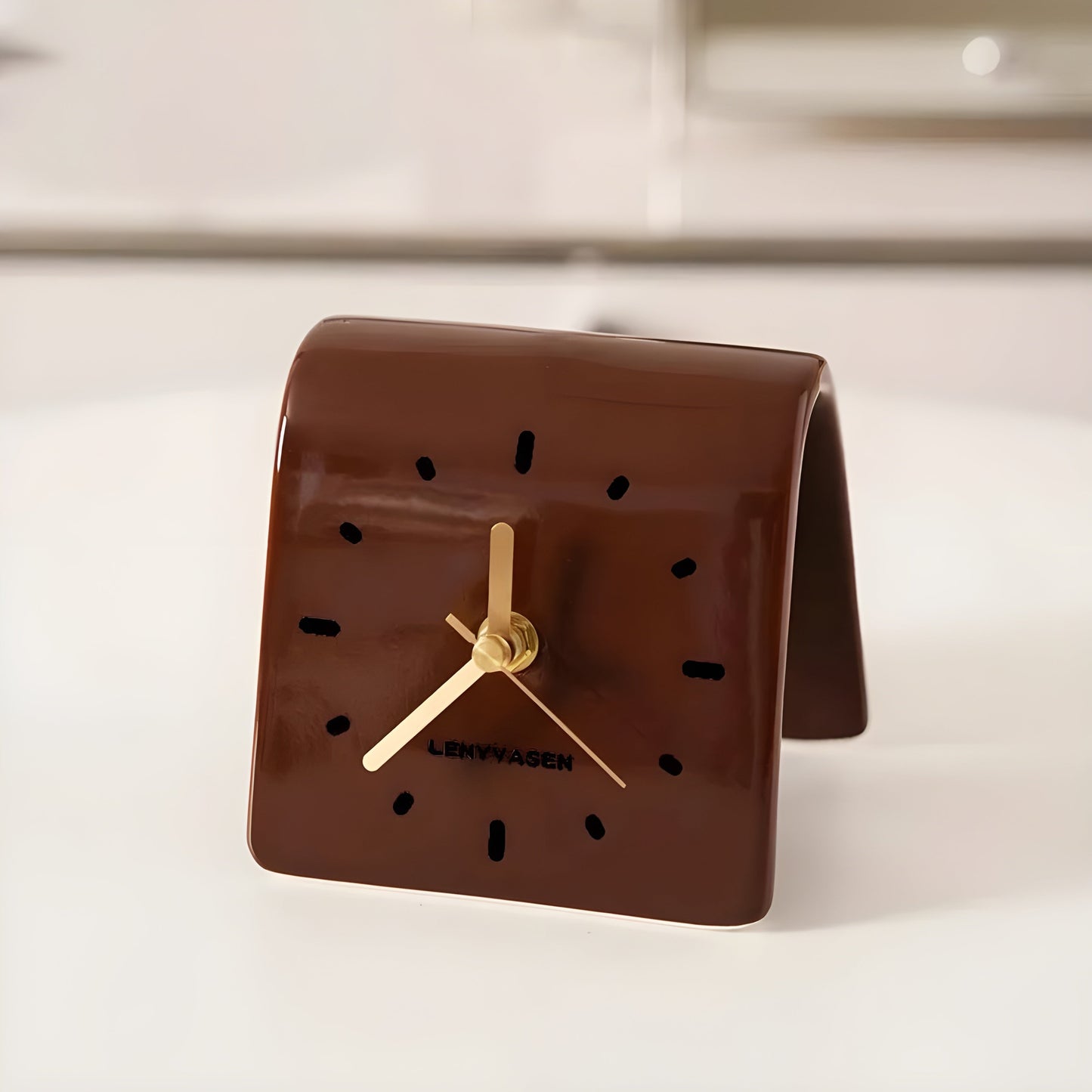 Timepiece Clock - Kreative Keramisk Skrivbordsklocka