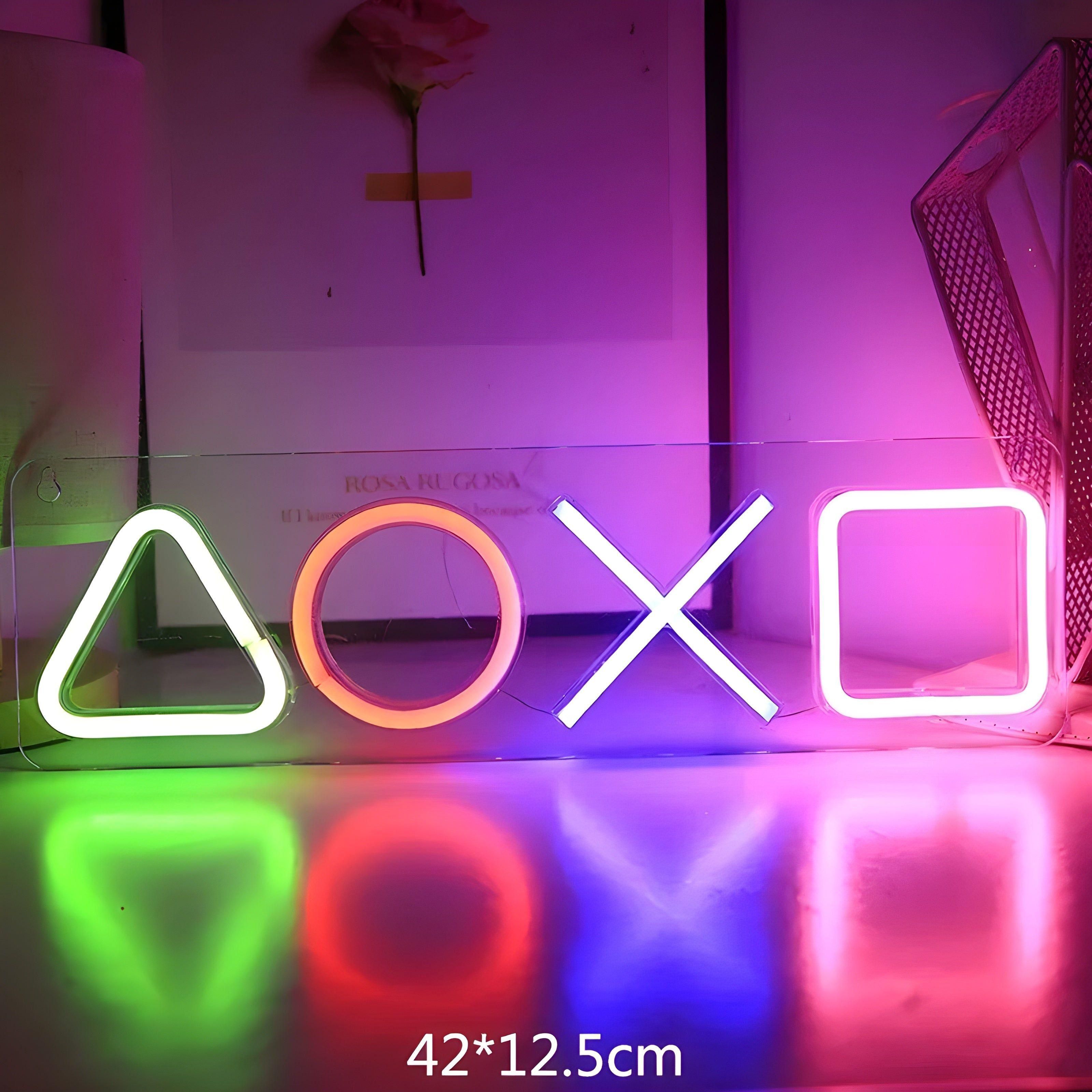 NeonGamer Lampa - Dekorativ USB-driven LED neon väggskylt