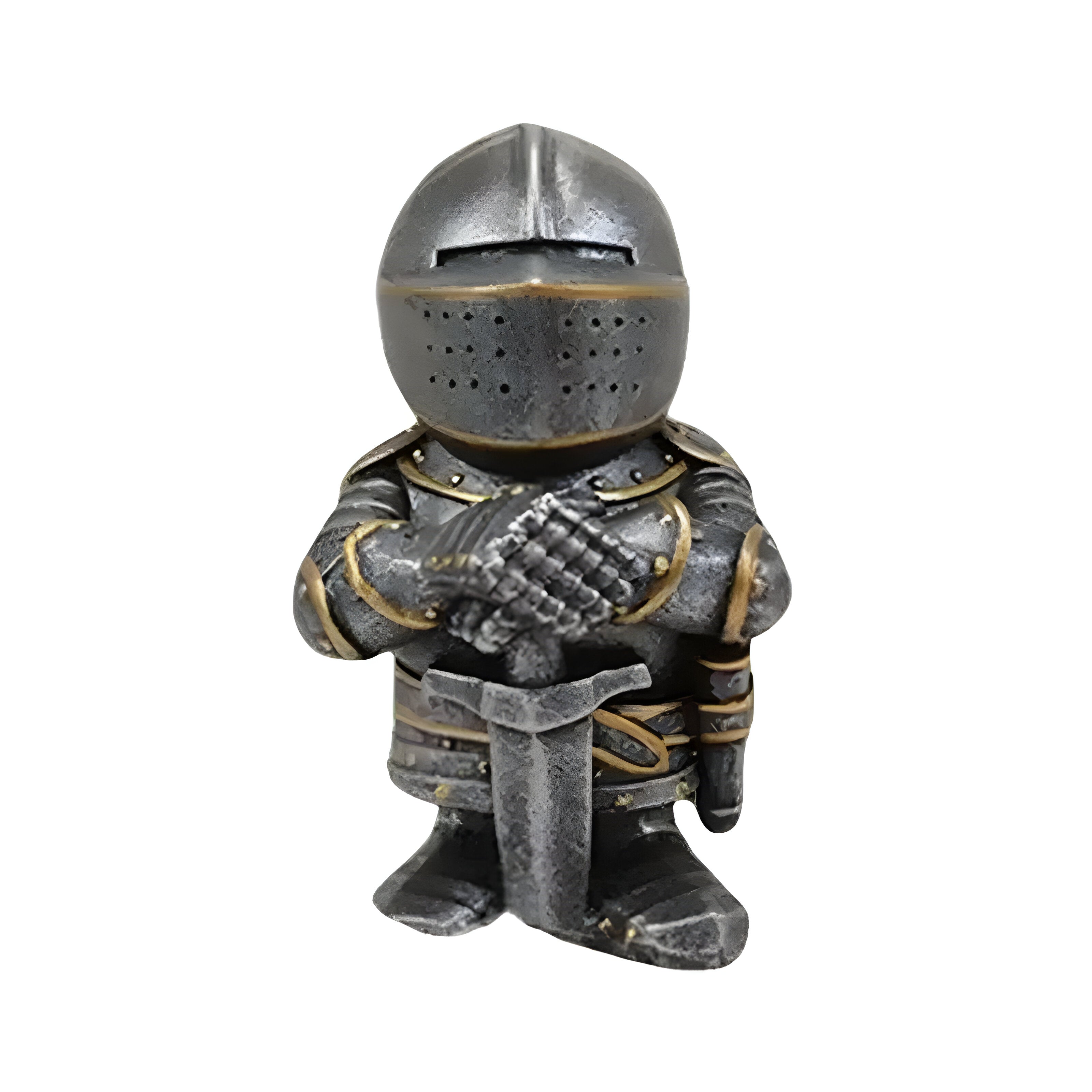 NobleKnight Staty - Miniatyr Riddare Trädgårdsstaty