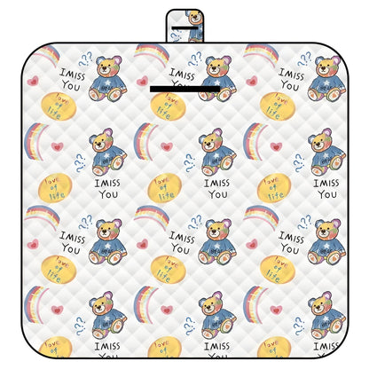 Fällbar Baby-spelmatta – Vattentålig och Polstret | Ideal för Strand &amp; Picknick