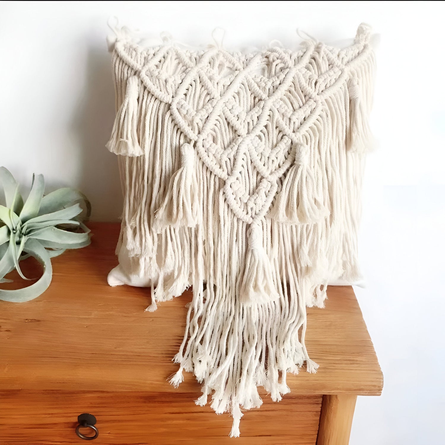 LushWeave Cover - Handgjord bohemisk kuddfodral