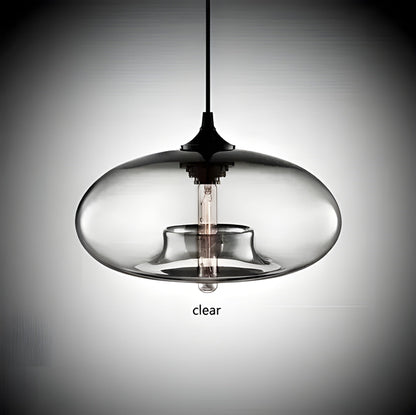 Färgglad glaspendellampa – Modern nordisk belysning för mysiga rum