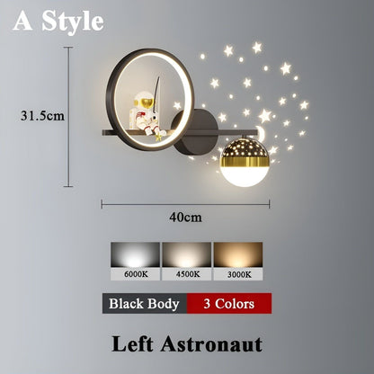 AstroGlow Lampa - Modern Barn Stjärnhimmel Projektor LED Vägglampa