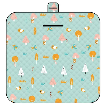 Fällbar Baby-spelmatta – Vattentålig och Polstret | Ideal för Strand &amp; Picknick