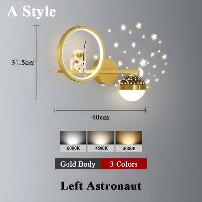 AstroGlow Lampa - Modern Barn Stjärnhimmel Projektor LED Vägglampa