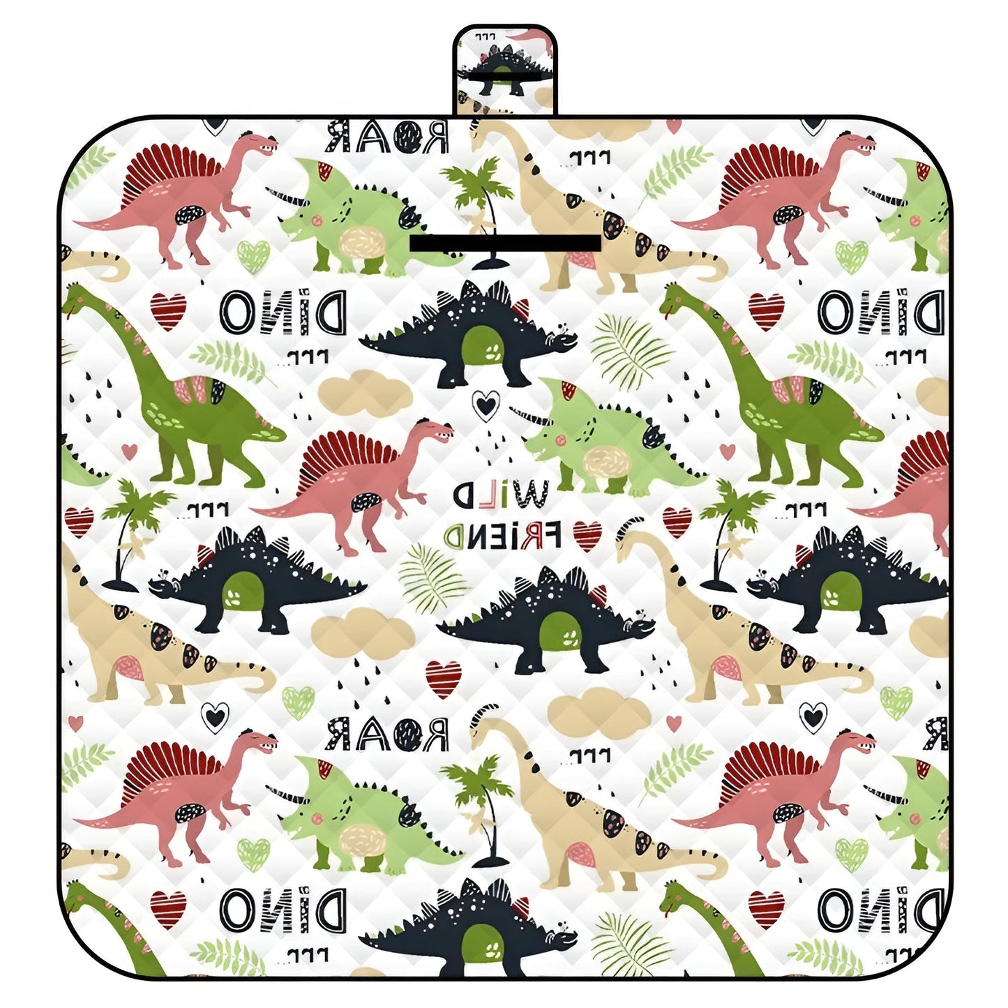 Carvallo Baby-lekmatta Wanderlino | Polstret & Vattentät | För Utomhus & Hemma | Inkl. Bärväska