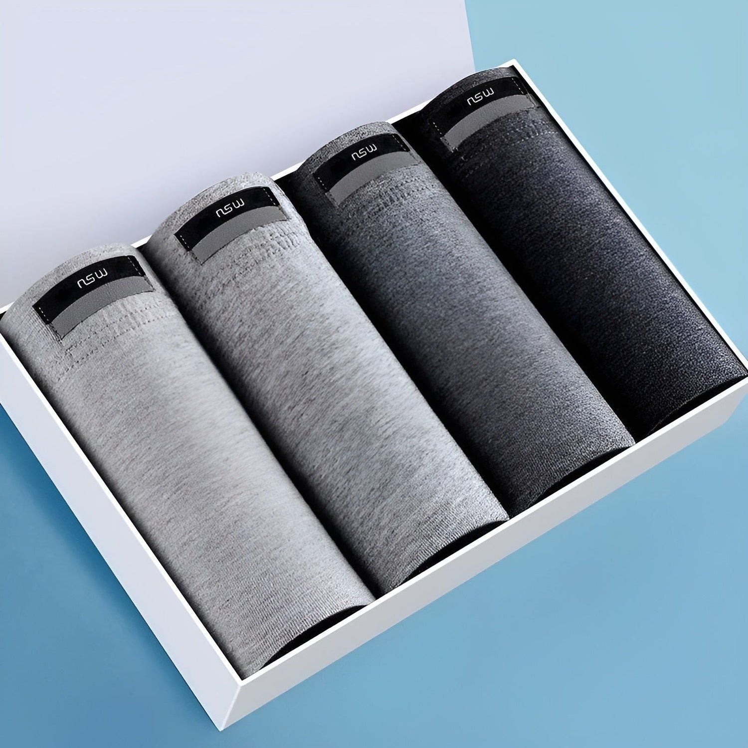 Amil Underwear - Andningsbara bomullsboxershorts för män