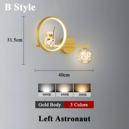 AstroGlow Lampa - Modern Barn Stjärnhimmel Projektor LED Vägglampa