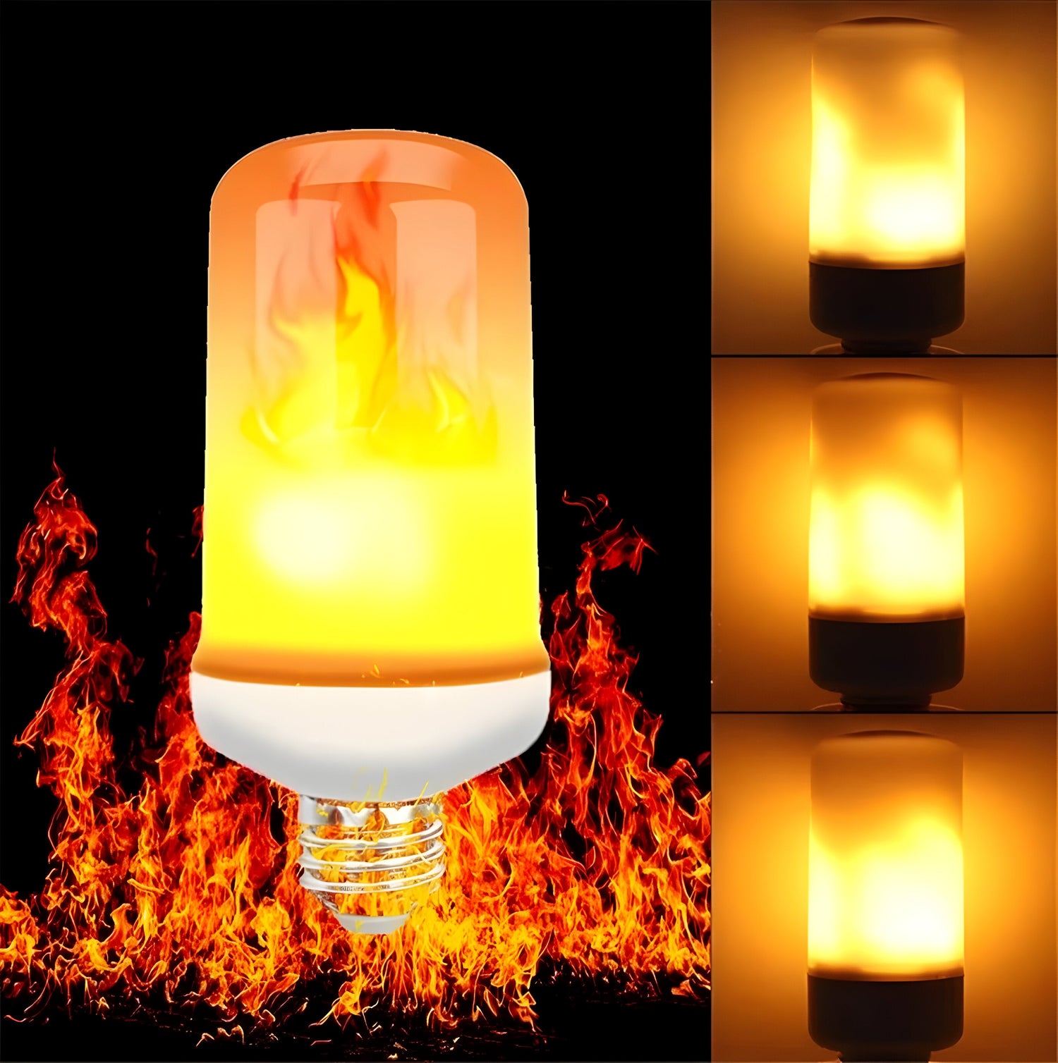 FlameGlow Light – Dekorativa LED-flamepærer