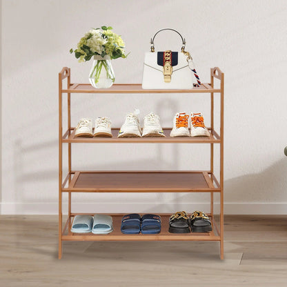 TidySole Rack – 4-tiers trä hylla