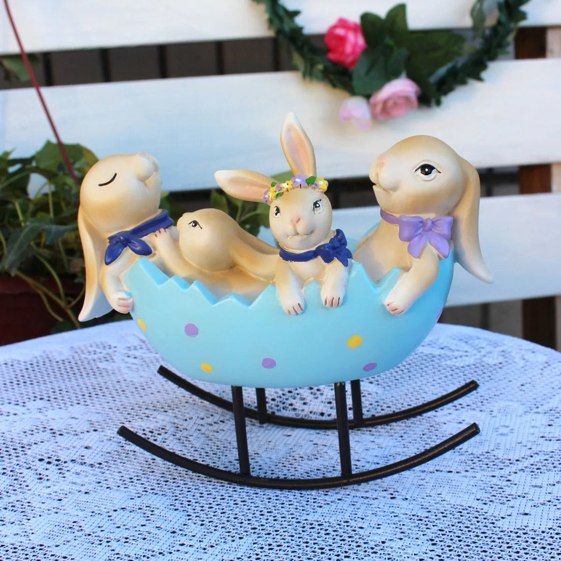 BunnyCharm Ornament - Påskhare Konstharts Ornament