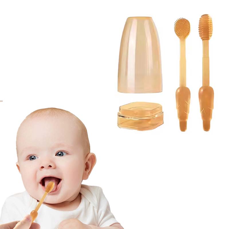 GentleSmile Baby Tandborste Set – Mjuk &amp; Säker Oral Vård