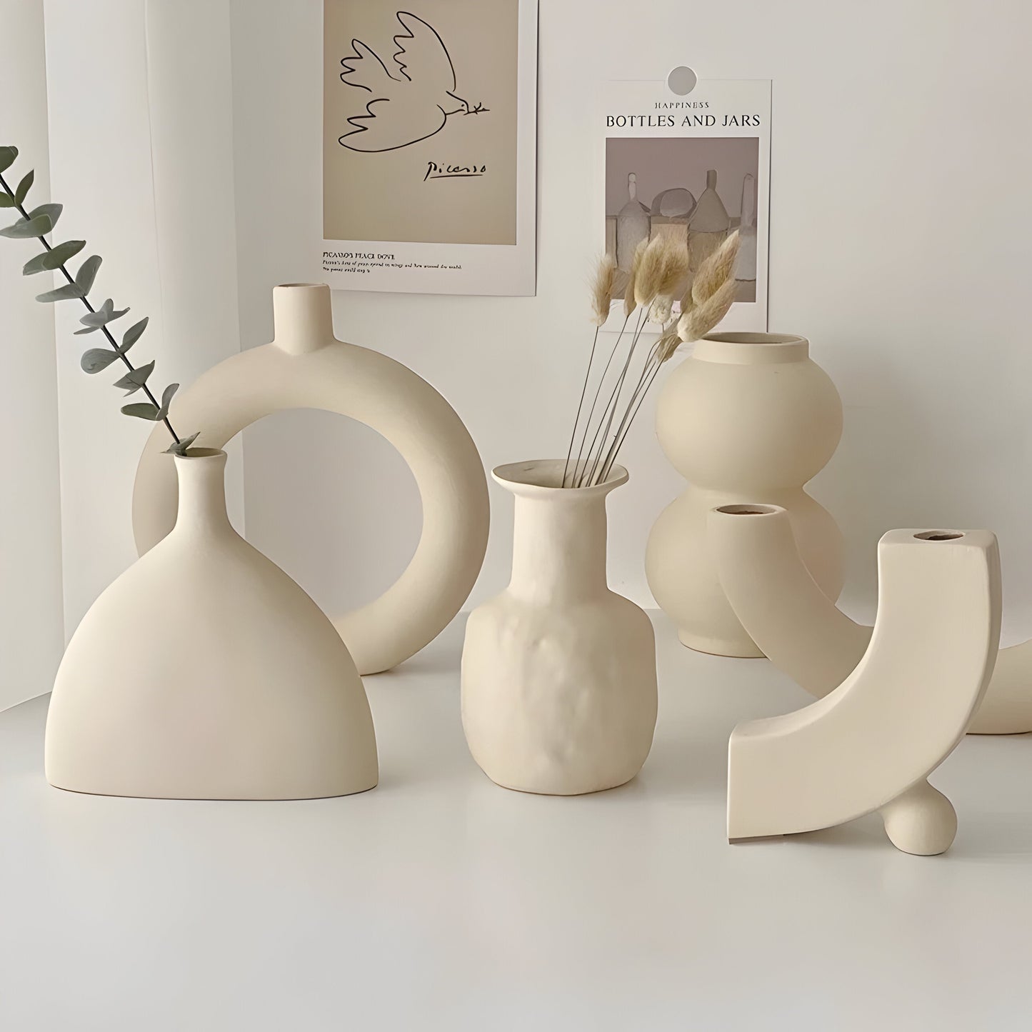 ClayHaven Vase - Modern Keramisk Blomvas