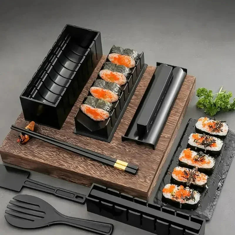 Sushi Rullar Och Skärsats – Praktiskt Sushi Kit Med Mallar Och Tillbehör