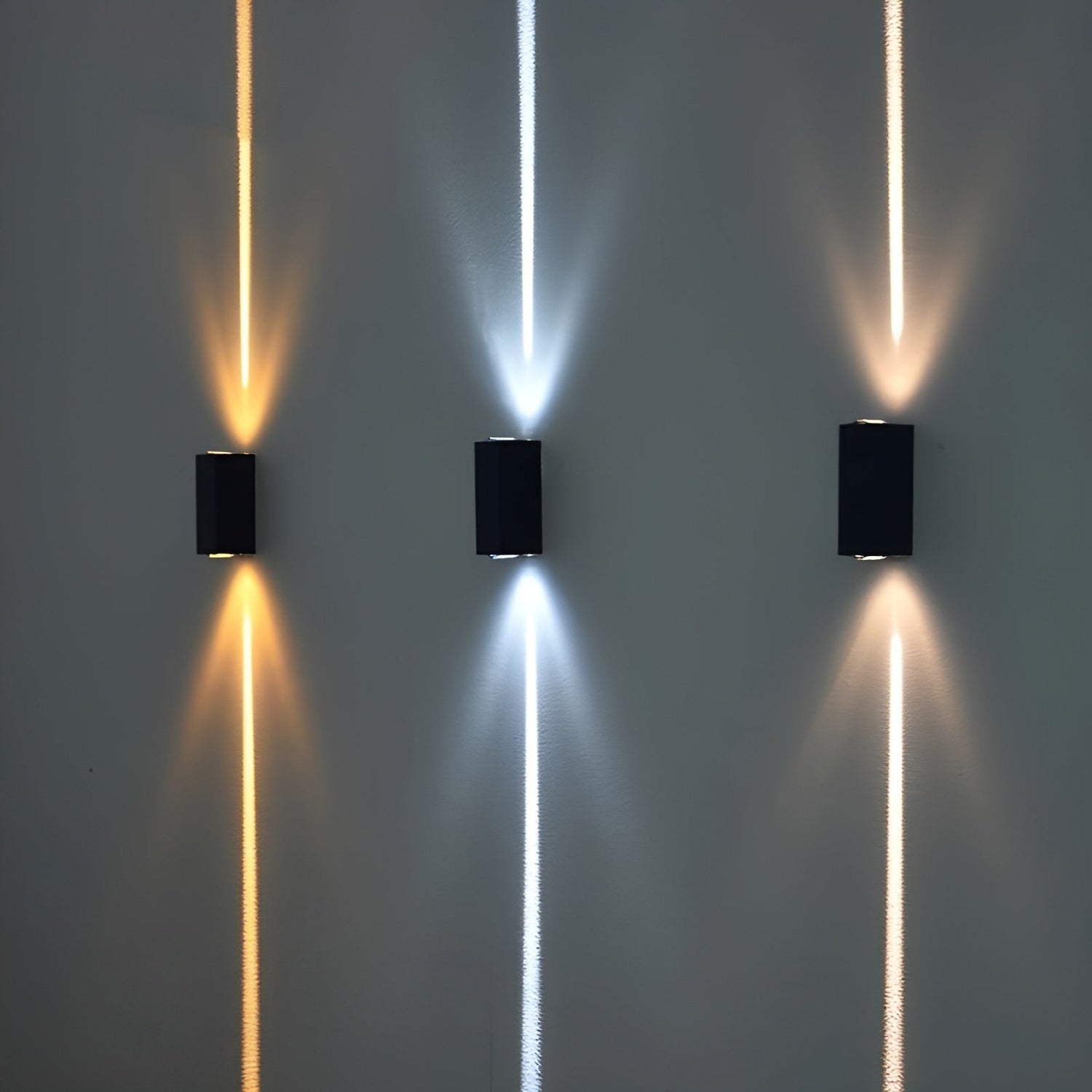 LED vägglampa i betongutseende – Väderbest belysning för inomhus- och utomhusbruk