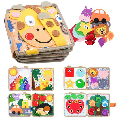 Montessori Sensorisk Giraff Berättelse Bok