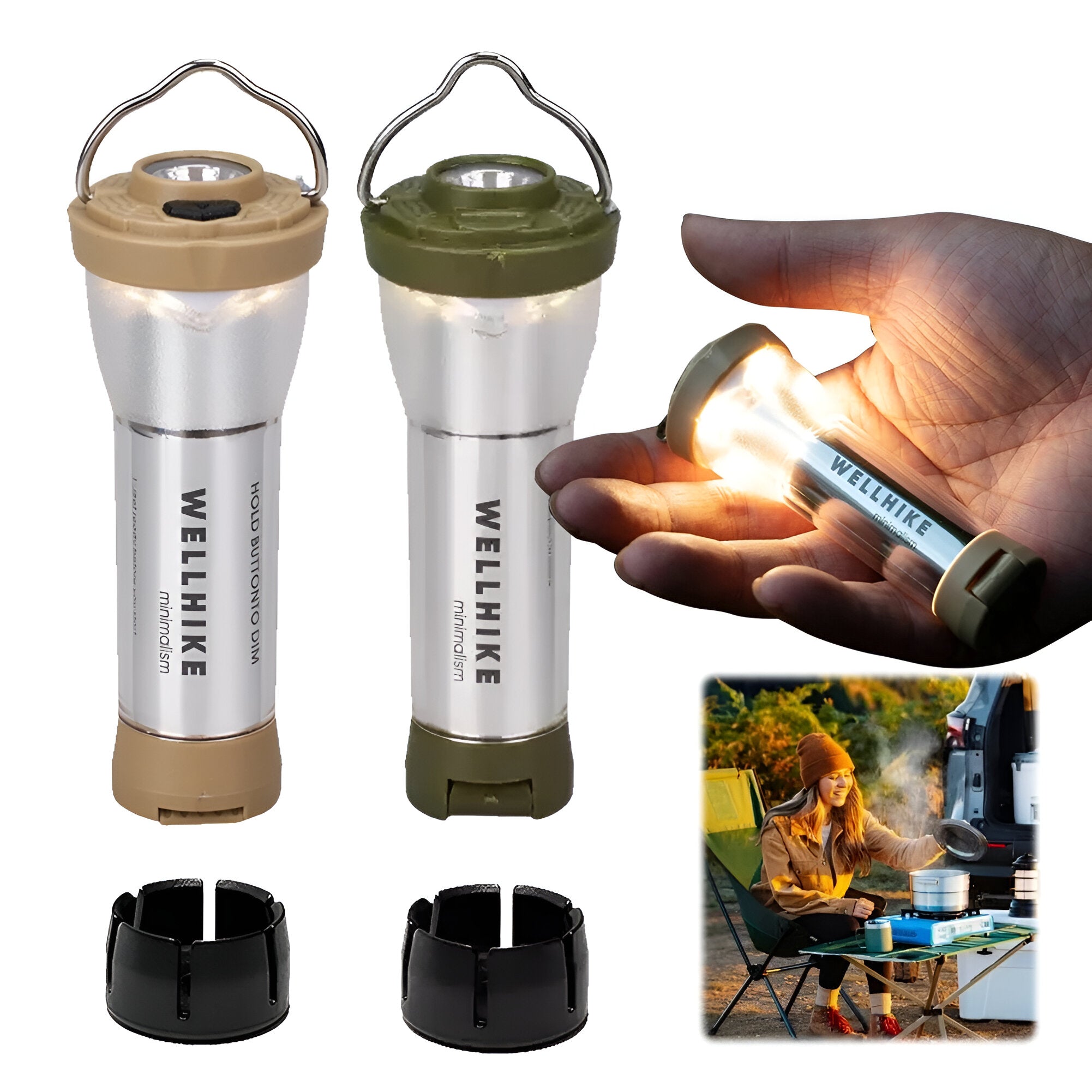 MagnaBeam Ljus - Magnetfot Camping-LED-ljus
