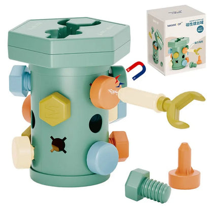 Montessori skruvar leksaksset