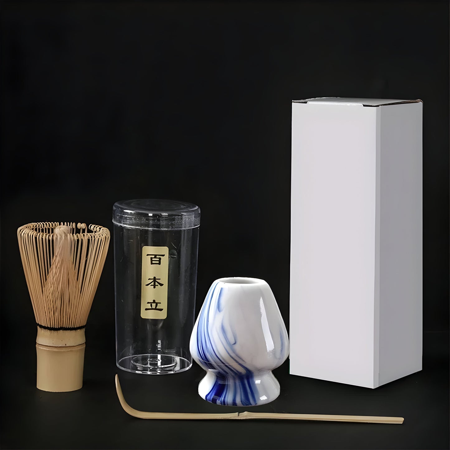 ChasenMaster Set - 3-delars Matcha Verktyg Set