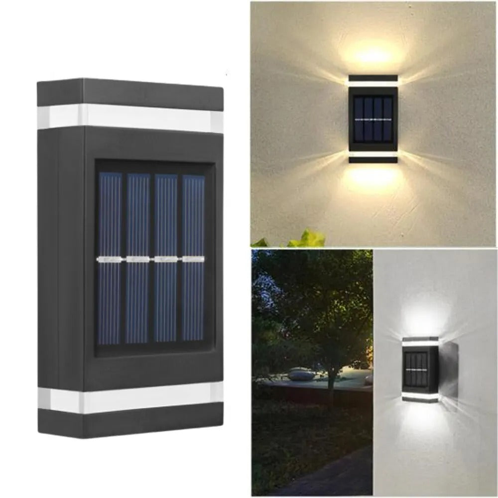 AuraSolar Light - Vattentät soldriven vägglampa