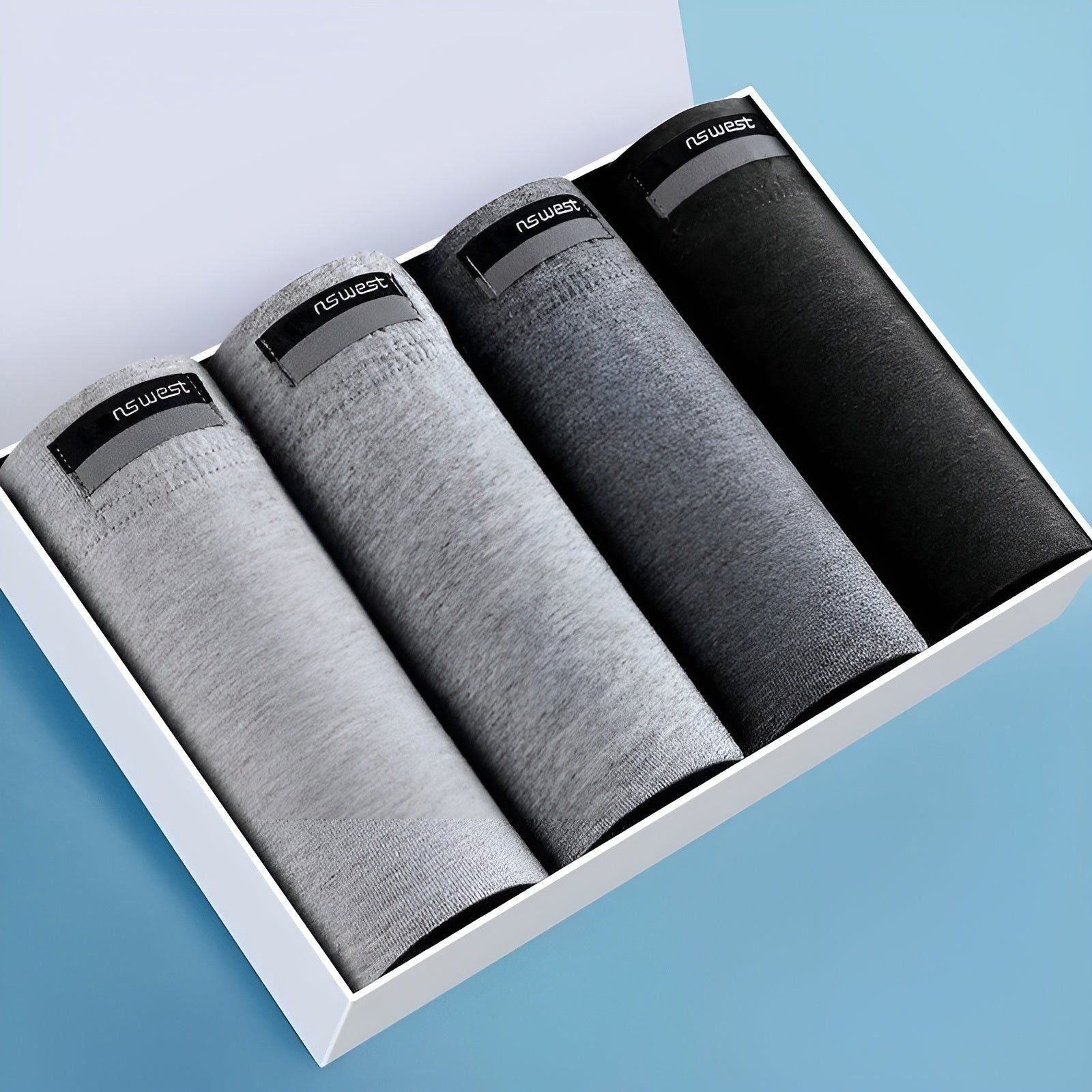 Amil Underwear - Andningsbara bomullsboxershorts för män