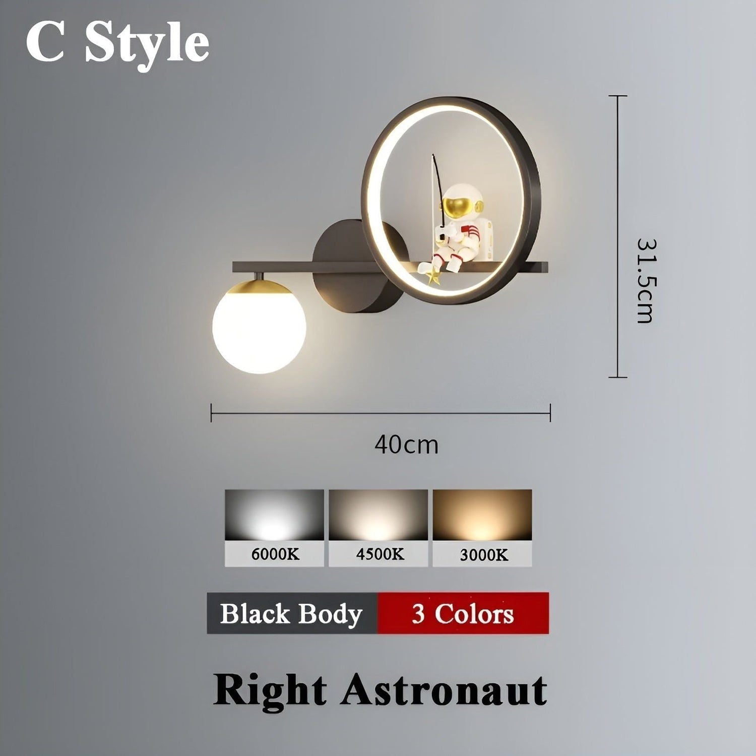 AstroGlow Lampa - Modern Barn Stjärnhimmel Projektor LED Vägglampa