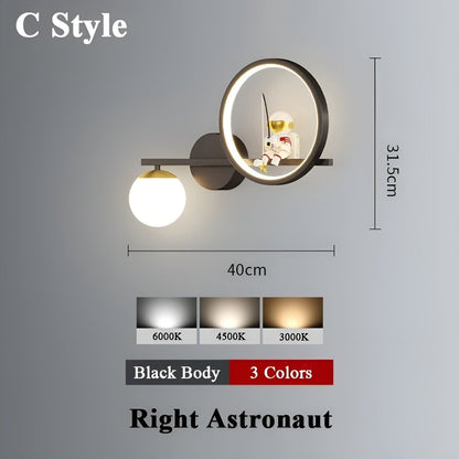 AstroGlow Lampa - Modern Barn Stjärnhimmel Projektor LED Vägglampa