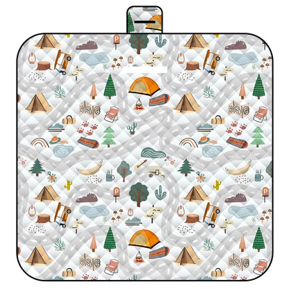 Fällbar Baby-spelmatta – Vattentålig och Polstret | Ideal för Strand &amp; Picknick