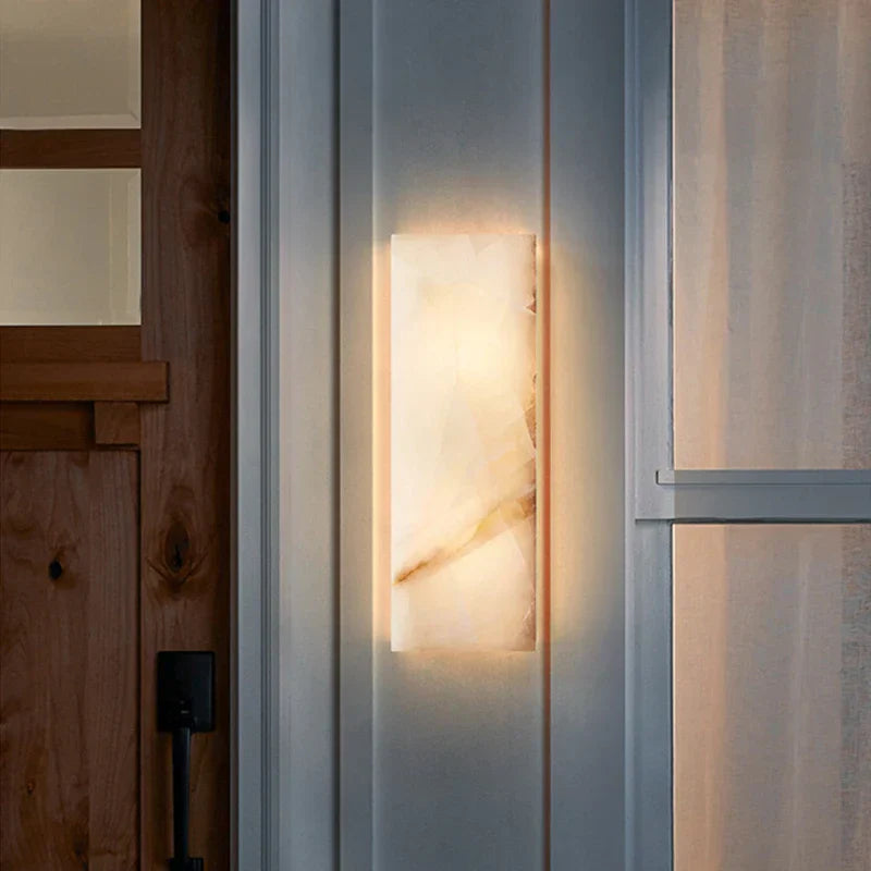 Marmor Utomhus Vägglampa