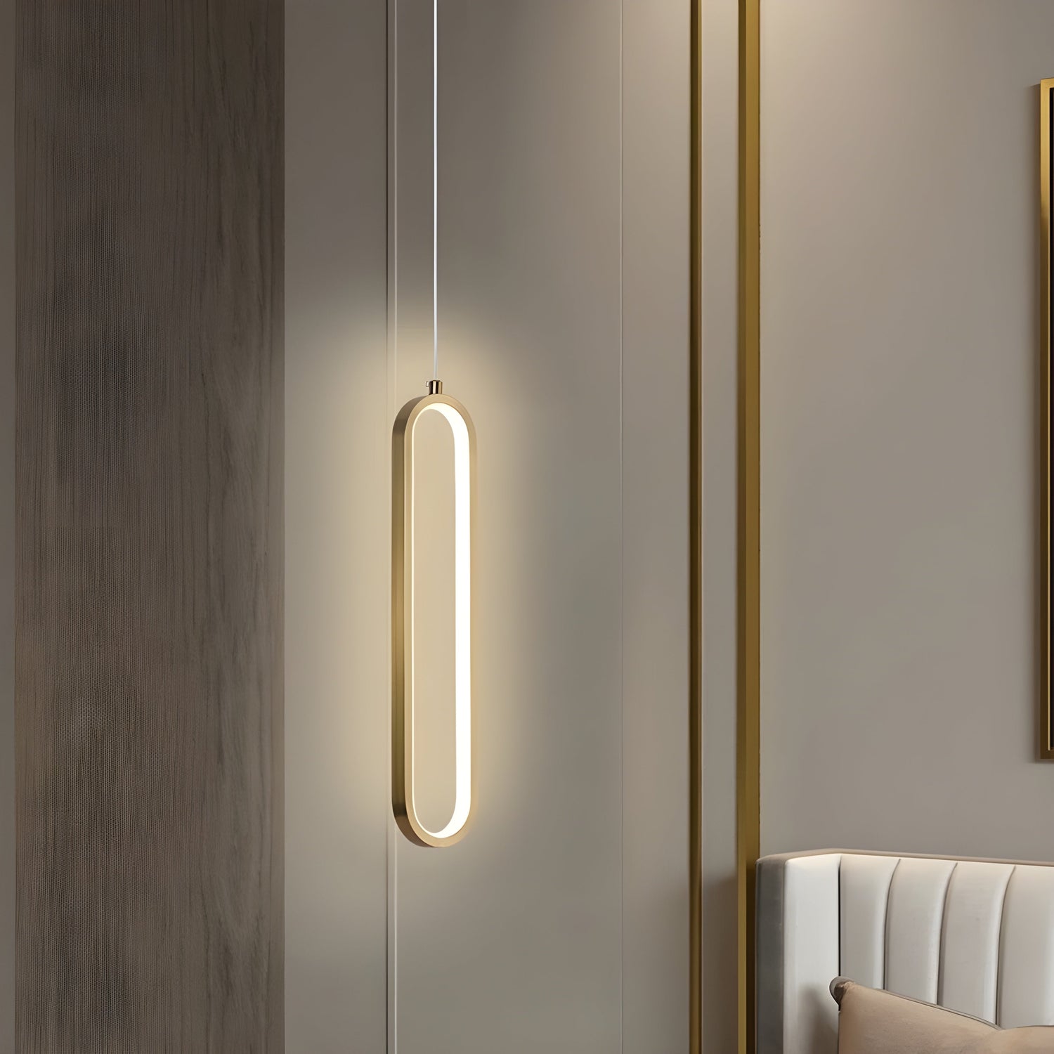 GildedGlow Light - Dekorativ LED-Hänglampa