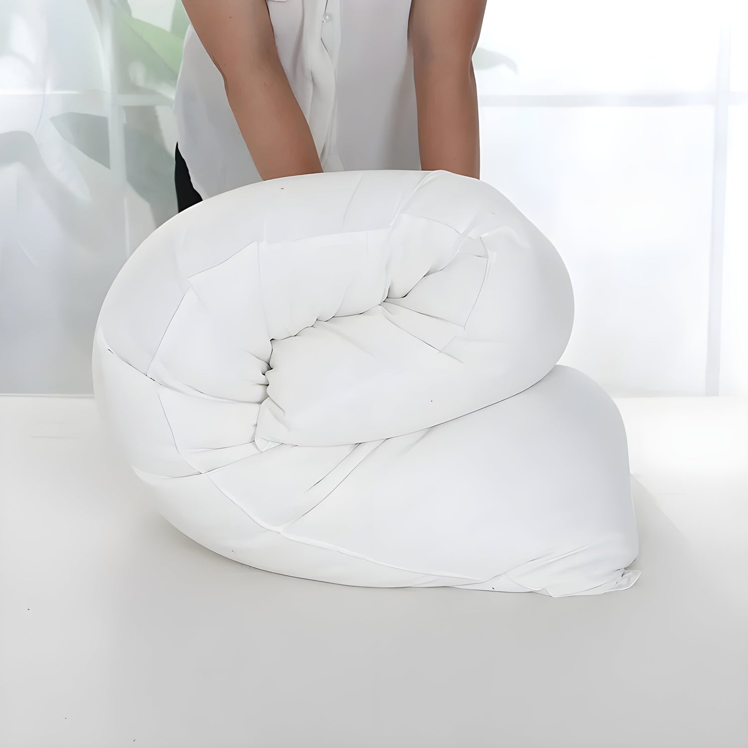 SoftHug Kudde - Avslappnad lång kramkudde