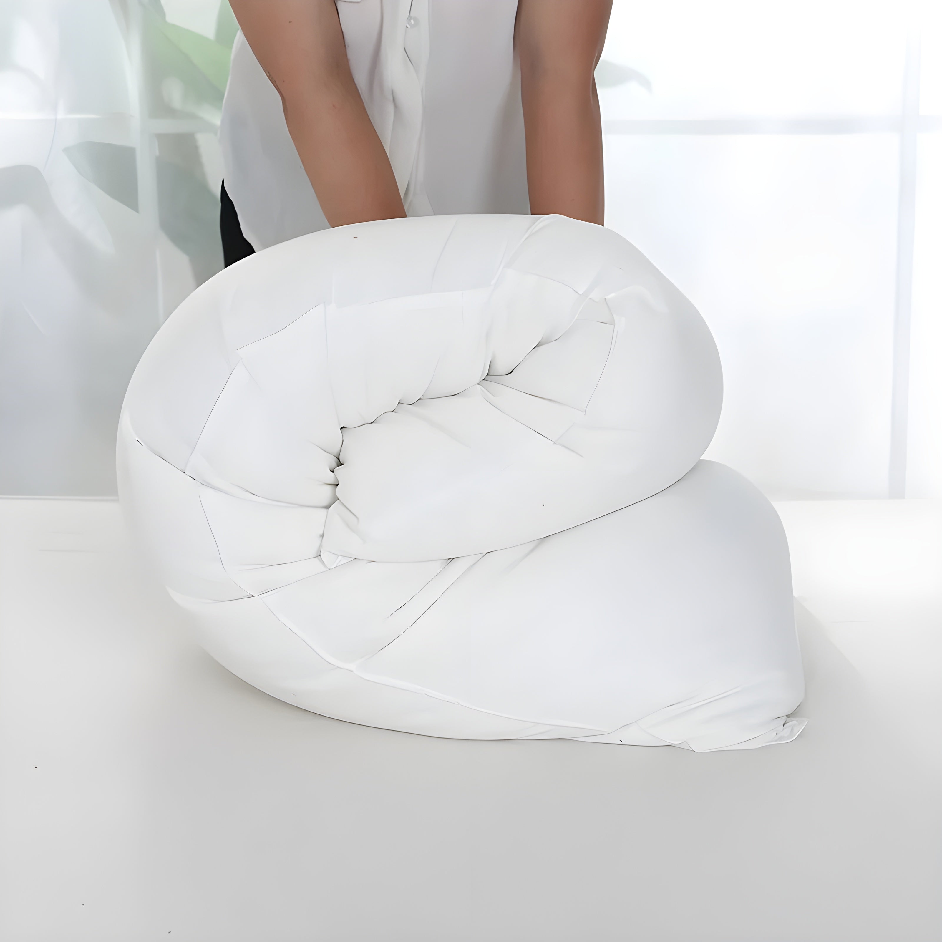 SoftHug Kudde - Avslappnad lång kramkudde