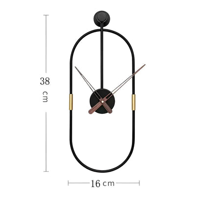 Carvallo - Elegant Minimalistisk Väggur för Moderna Rum