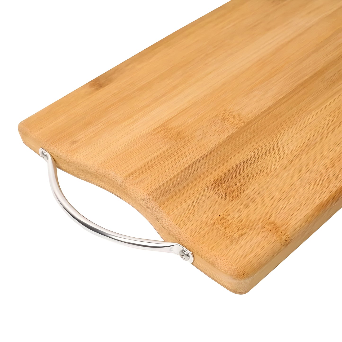 SliceNest Skärbräda – Naturlig Bambu Skärbräda med Handtag
