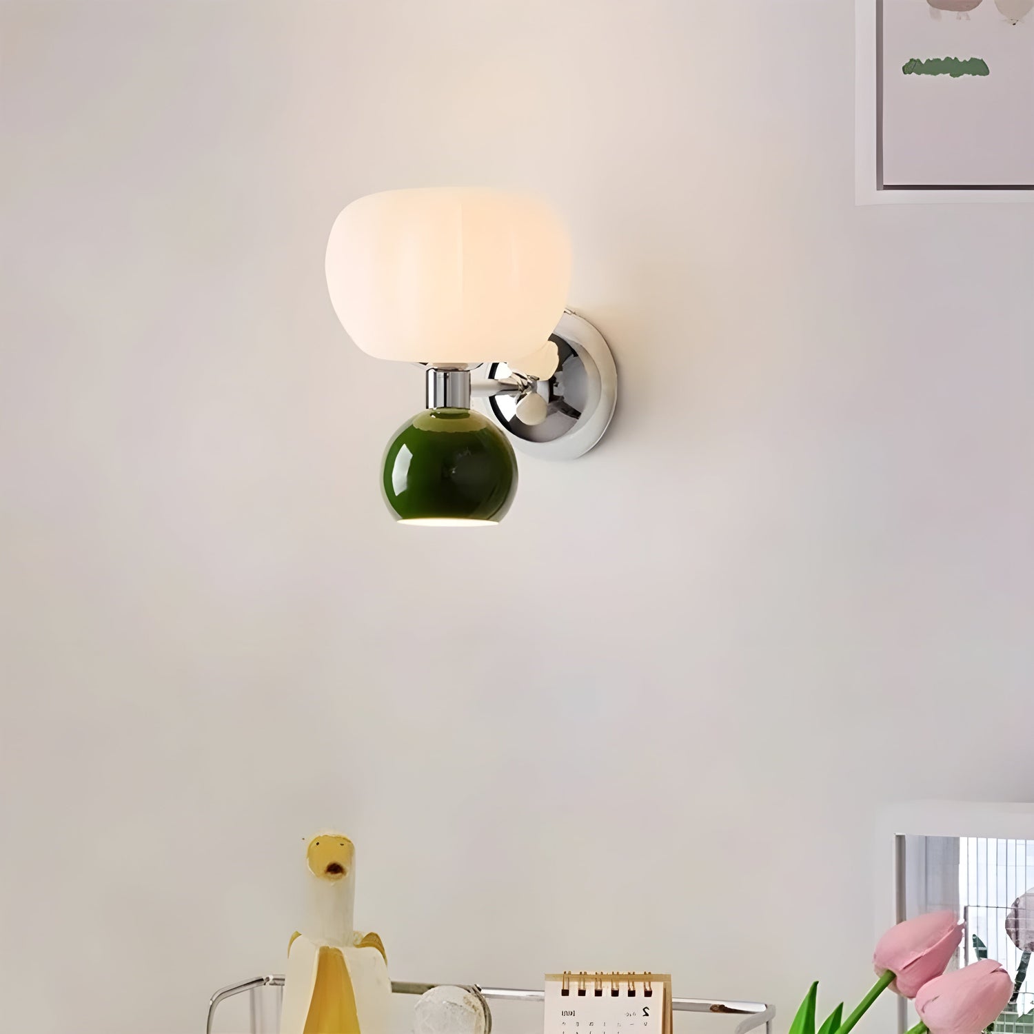 PumpkinGlow Light – Modern Pumpa Stil LED Vägglampa