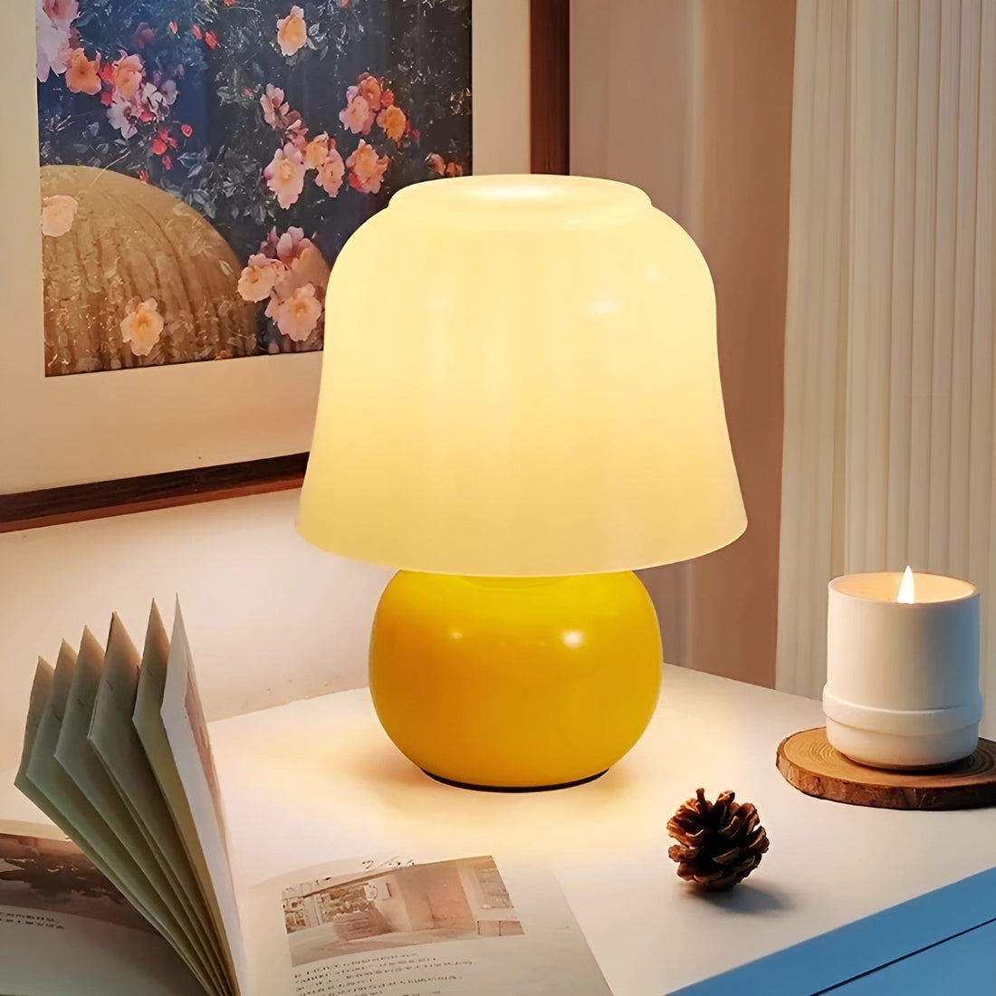 AmbiMush Lampa – Dekorativ Svamp-Bordslampa
