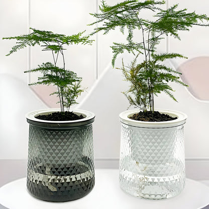 HyggeSprout Kruka – Hydroponisk Kristall-Glas-Blomkruka